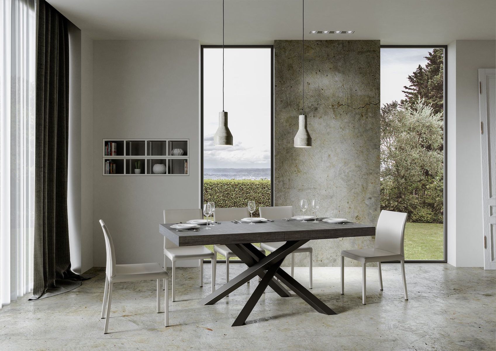 Tavolo allungabile Aberdeen 90x180/440 cm