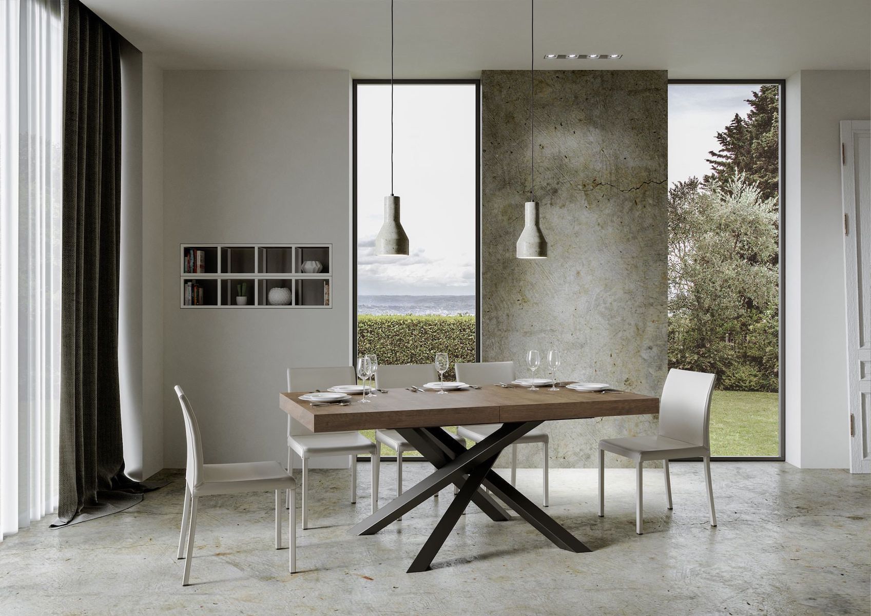 Tavolo allungabile Aberdeen 90x180/440 cm