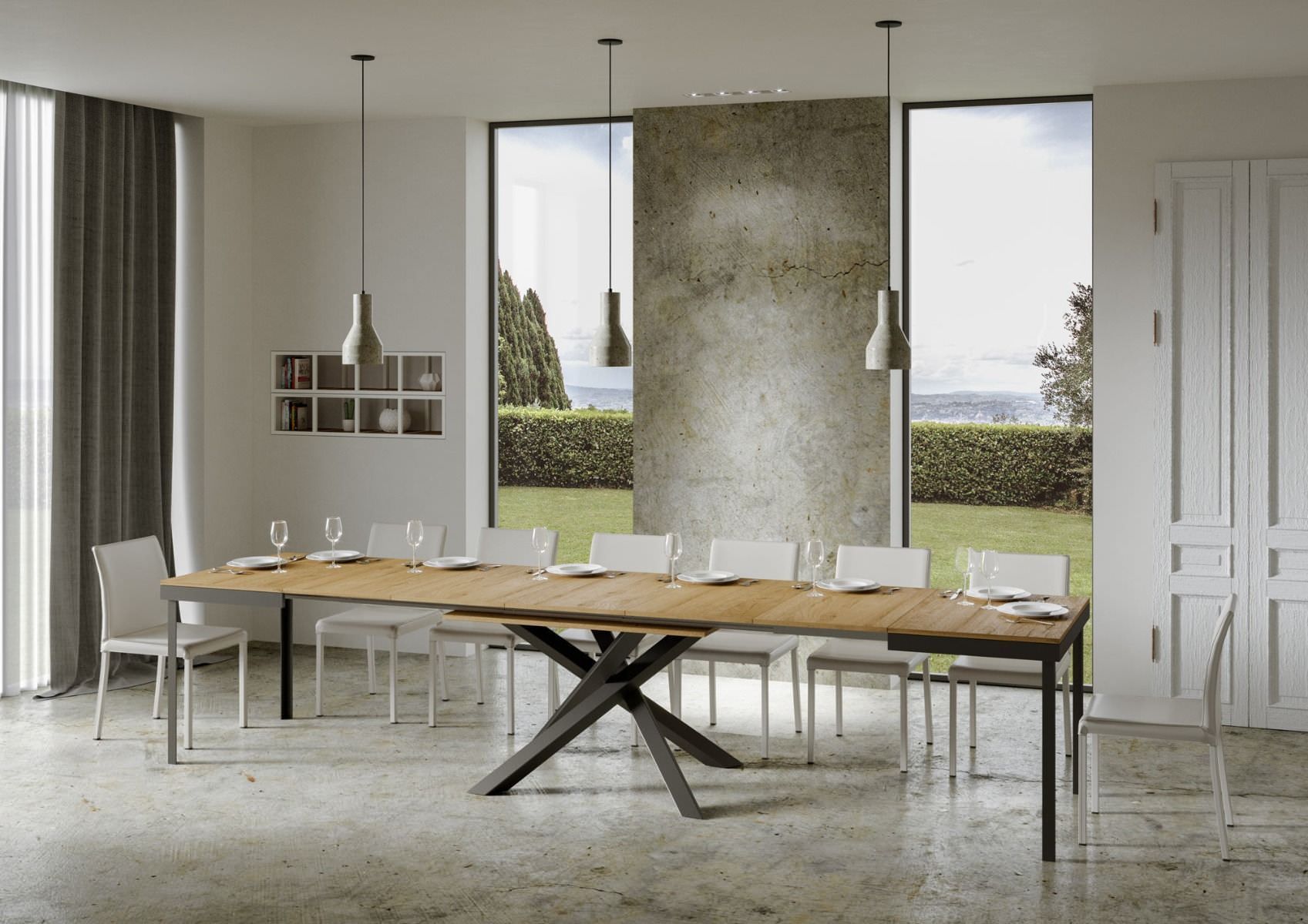 Tavolo allungabile Aberdeen Evolution 90x120/380 cm