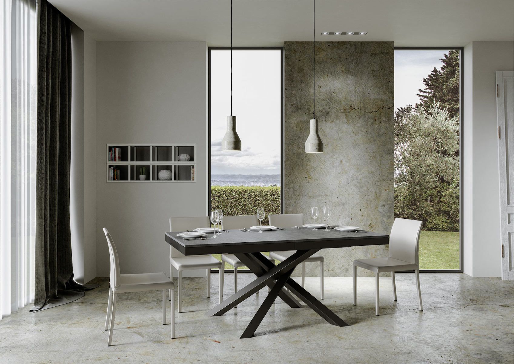 Tavolo allungabile Aberdeen Evolution 90x160/420 cm