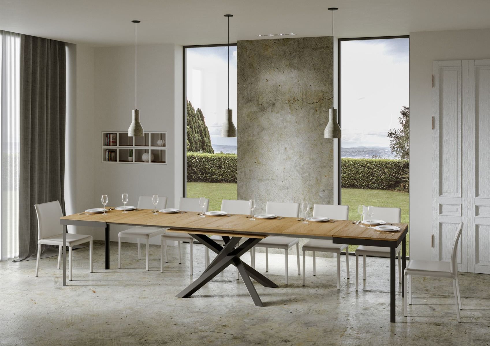 Tavolo allungabile Aberdeen Evolution 90x180/440 cm