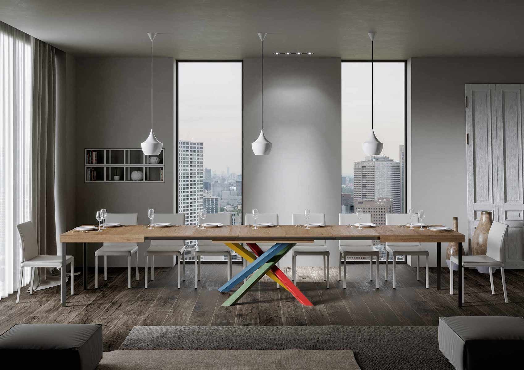 Tavolo allungabile Aberdeen 4B 90x130/390 cm