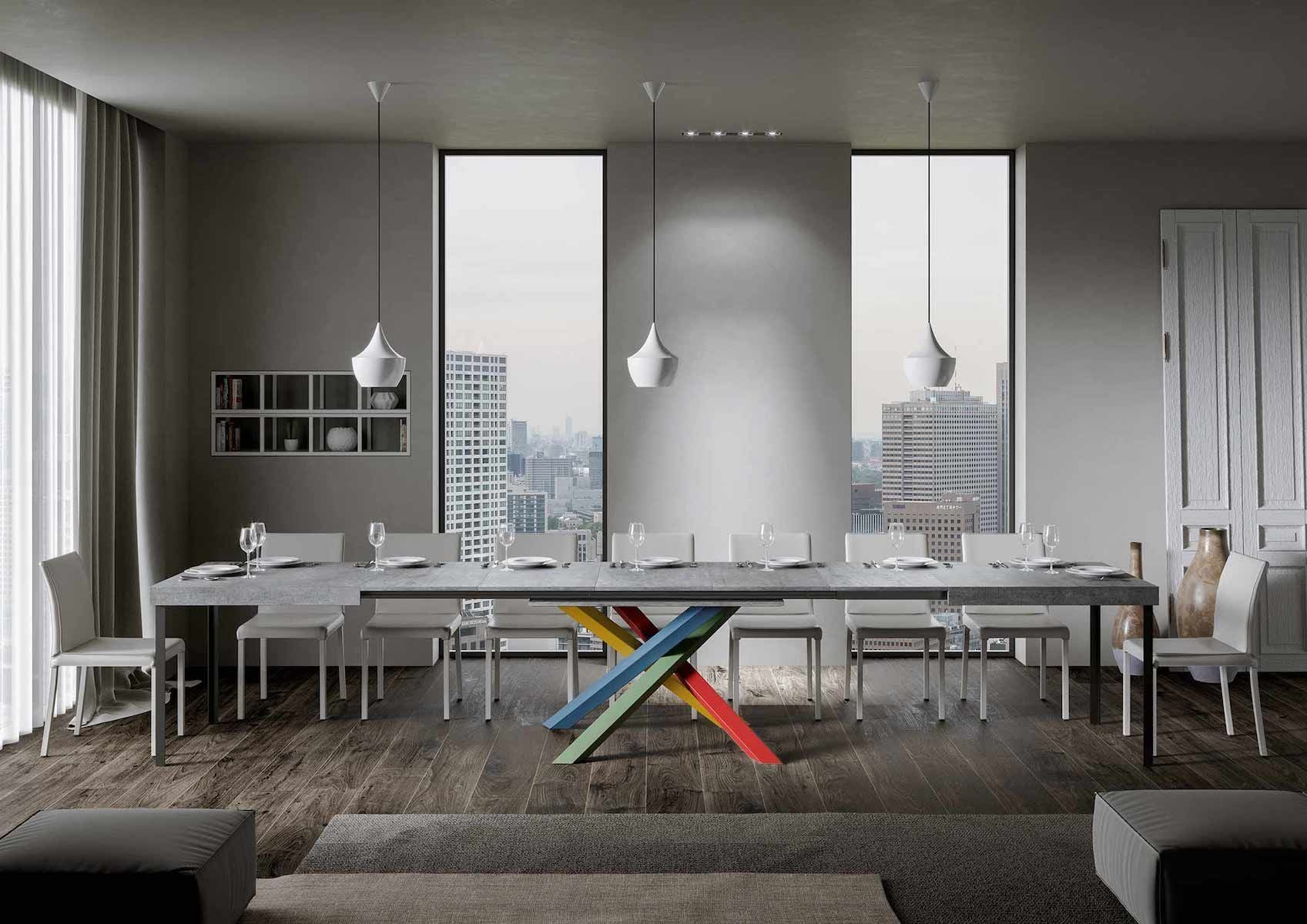 Tavolo allungabile Aberdeen 4B 90x130/390 cm