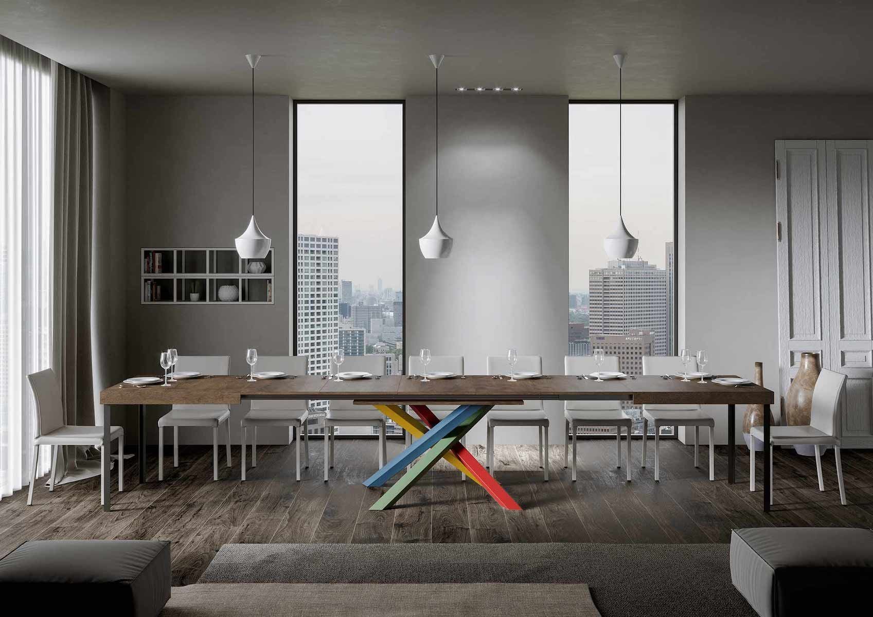 Tavolo allungabile Aberdeen 4B 90x130/390 cm