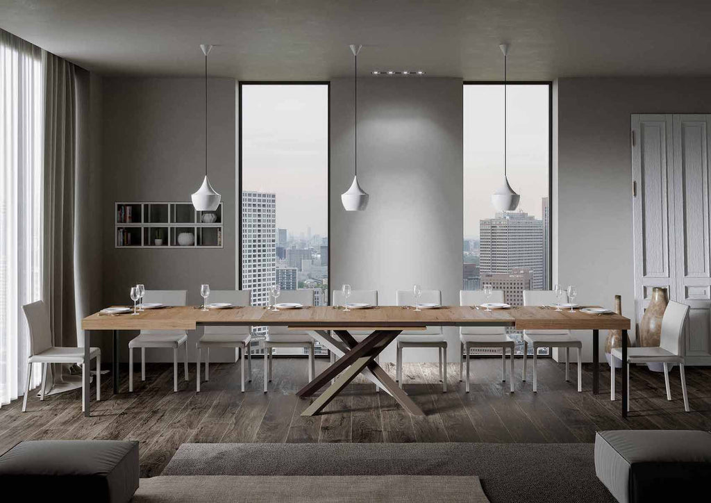 Tavolo allungabile Aberdeen 4C 90x130/390 cm