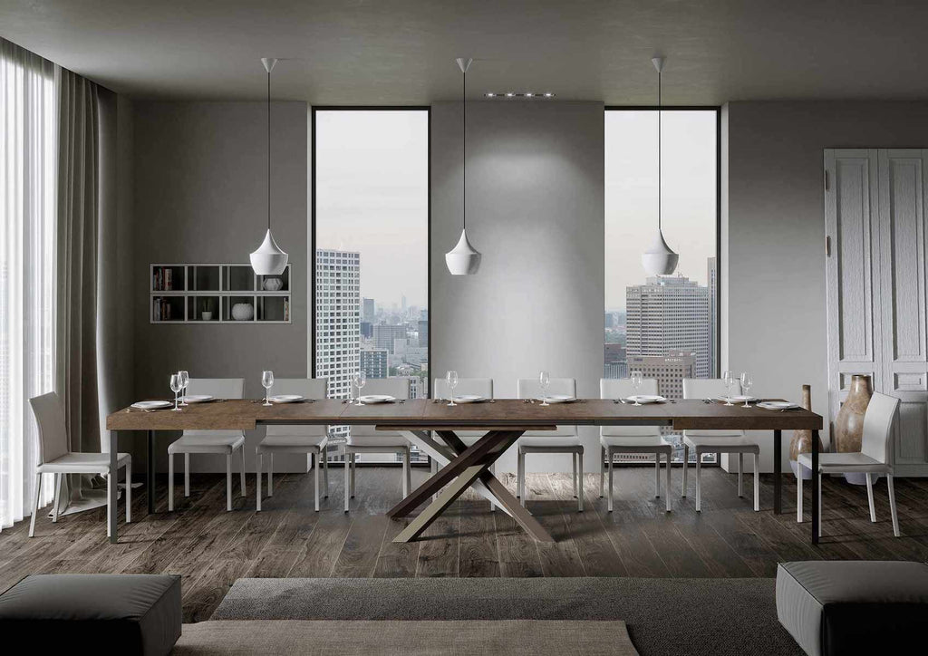 Tavolo allungabile Aberdeen 4C 90x130/390 cm