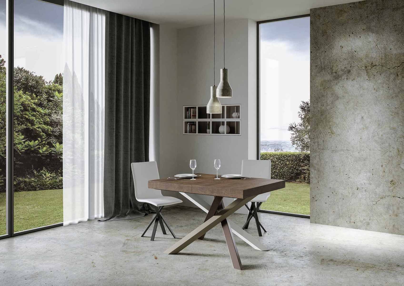 Tavolo allungabile Aberdeen 4C 90x130/390 cm