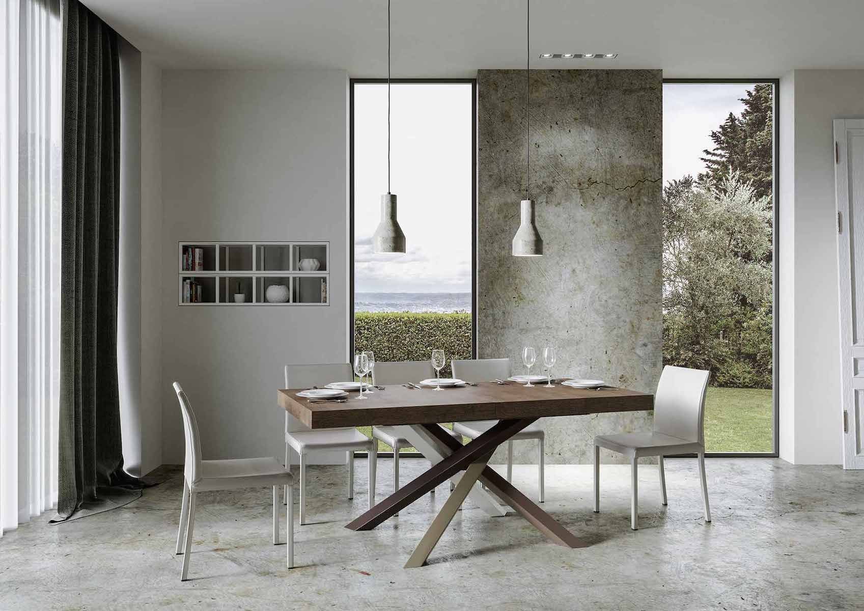 Tavolo allungabile Aberdeen 4C 90x160/420 cm