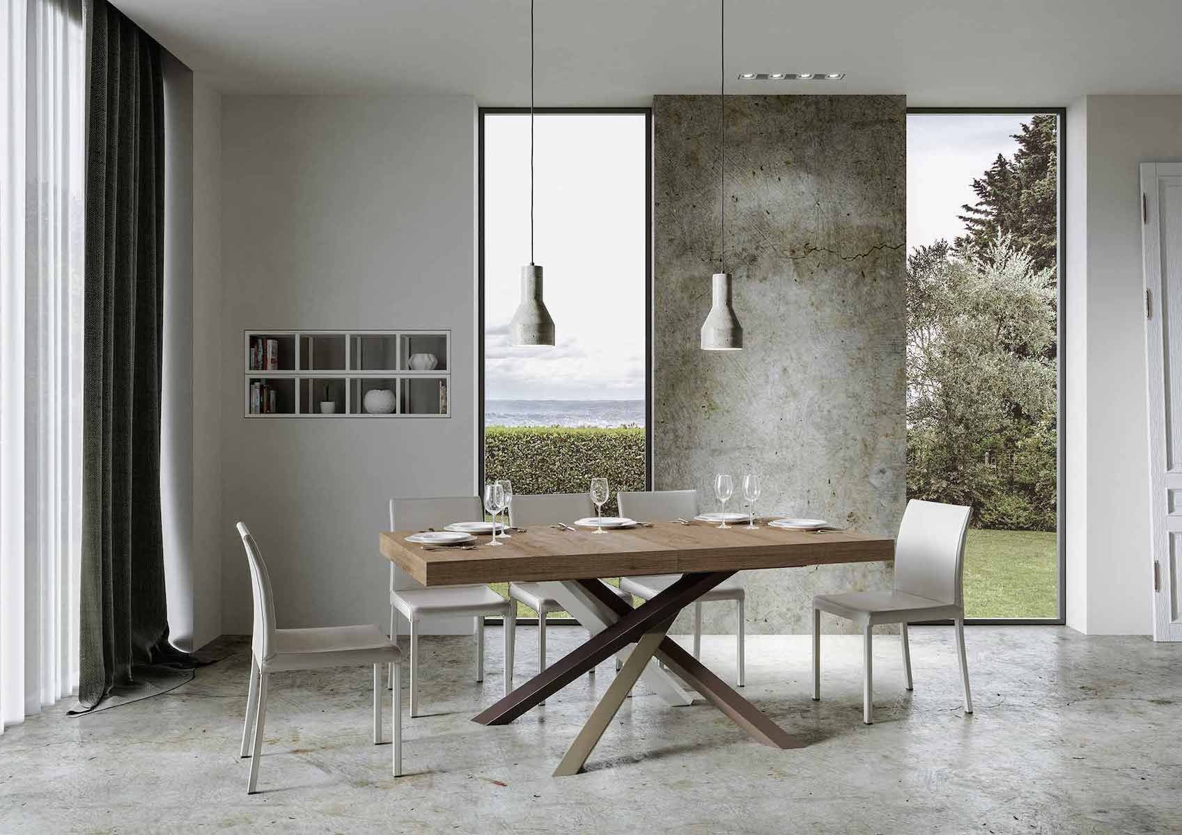 Tavolo allungabile Aberdeen 4C 90x180/440 cm