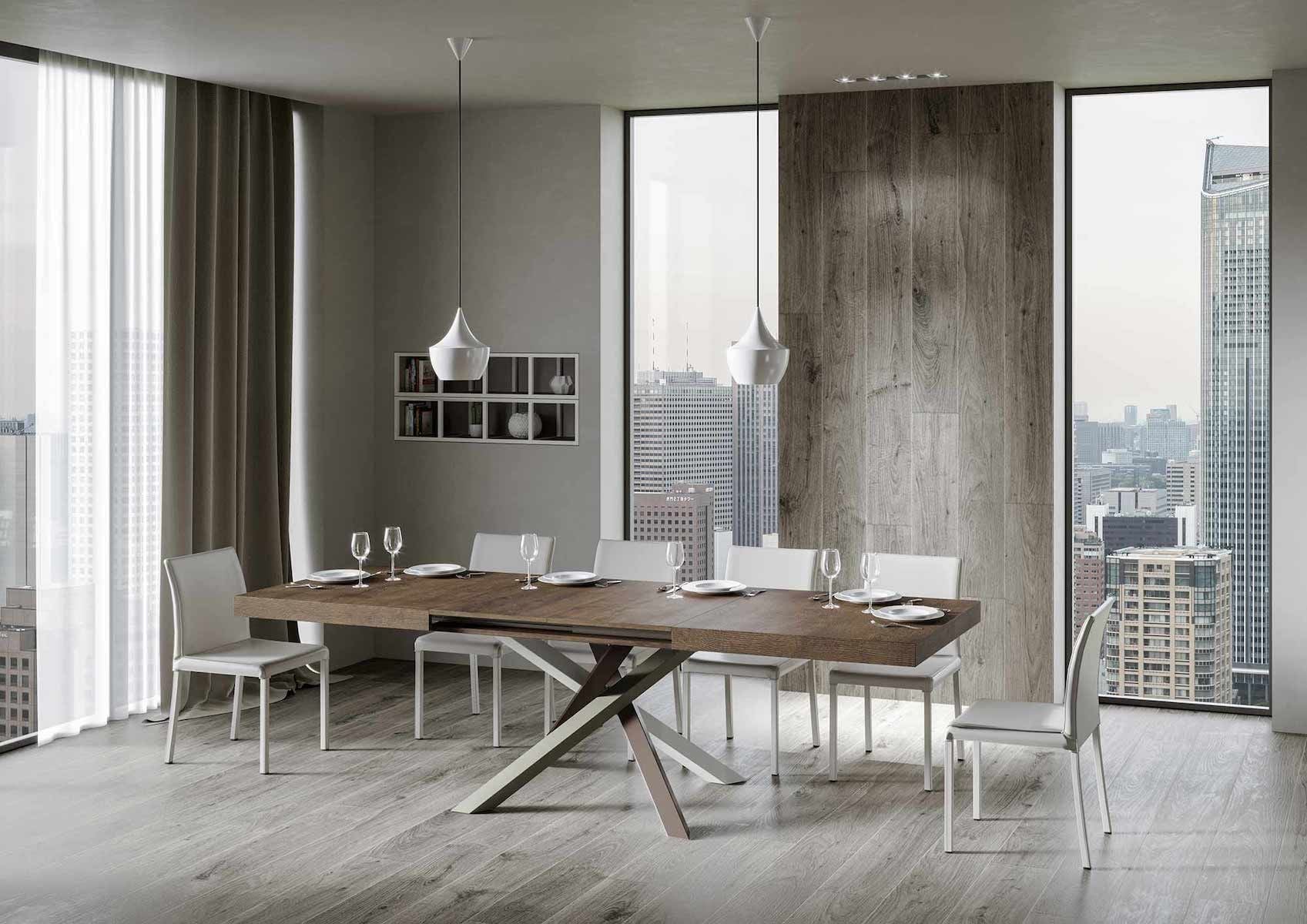 Tavolo allungabile Aberdeen 4C 90x180/440 cm