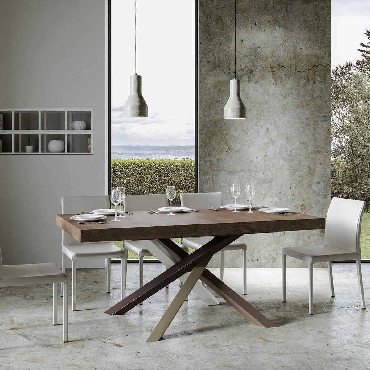 Tavolo allungabile Aberdeen 4C 90x180/440 cm