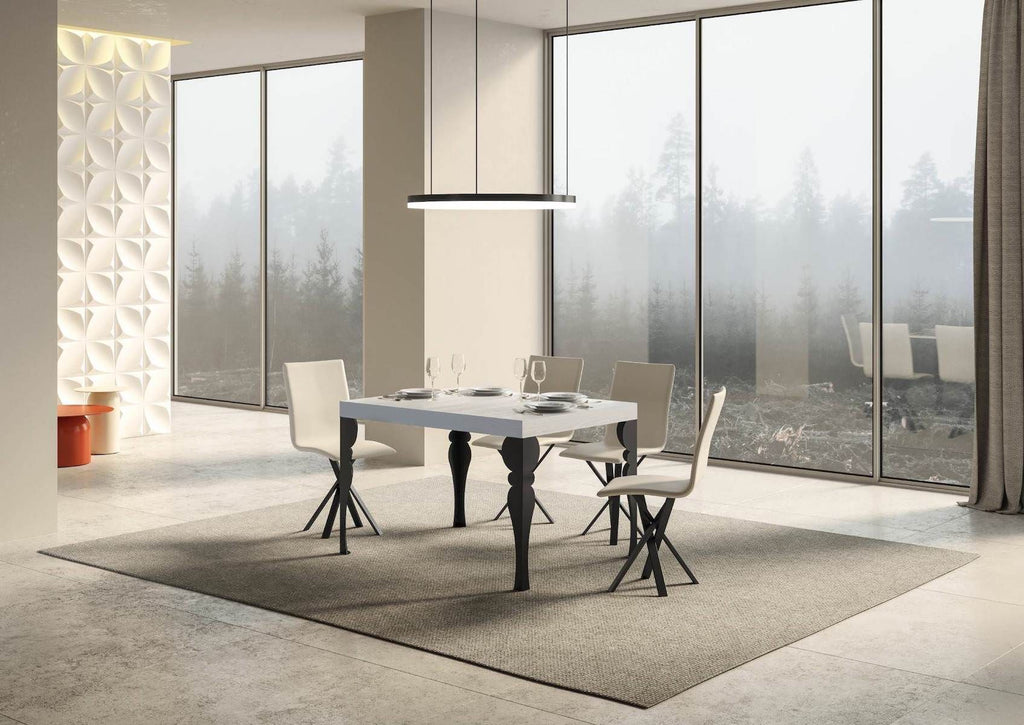 Tavolo allungabile moderno Askim 90x130/390 cm