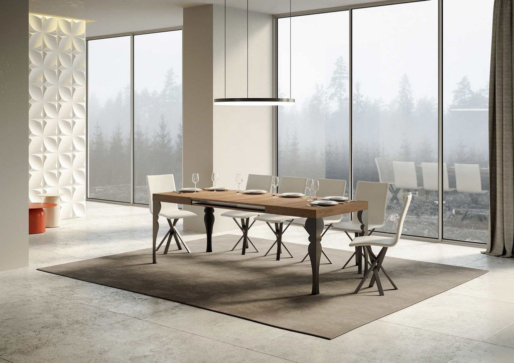 Tavolo allungabile moderno Askim 90x130/390 cm