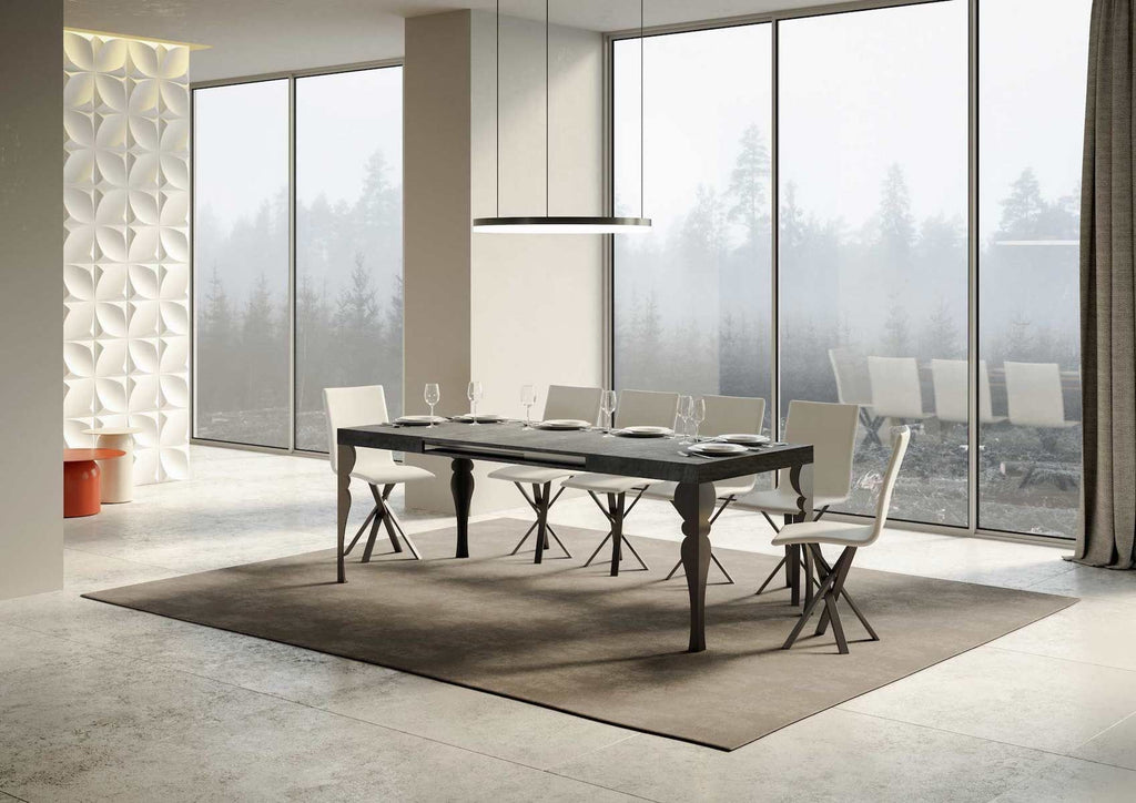 Tavolo allungabile moderno Askim 90x130/390 cm