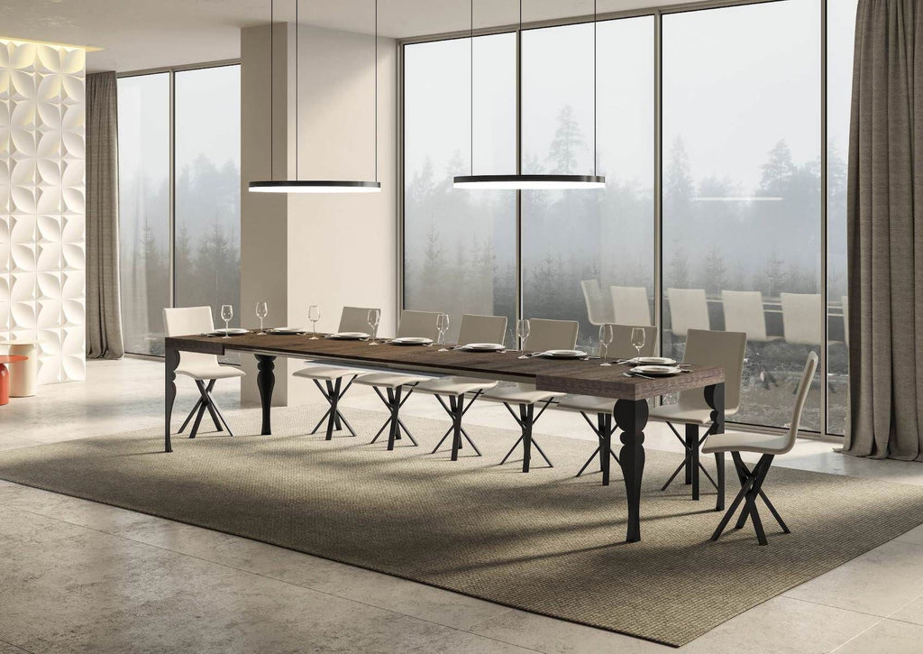 Tavolo allungabile moderno Askim 90x130/390 cm