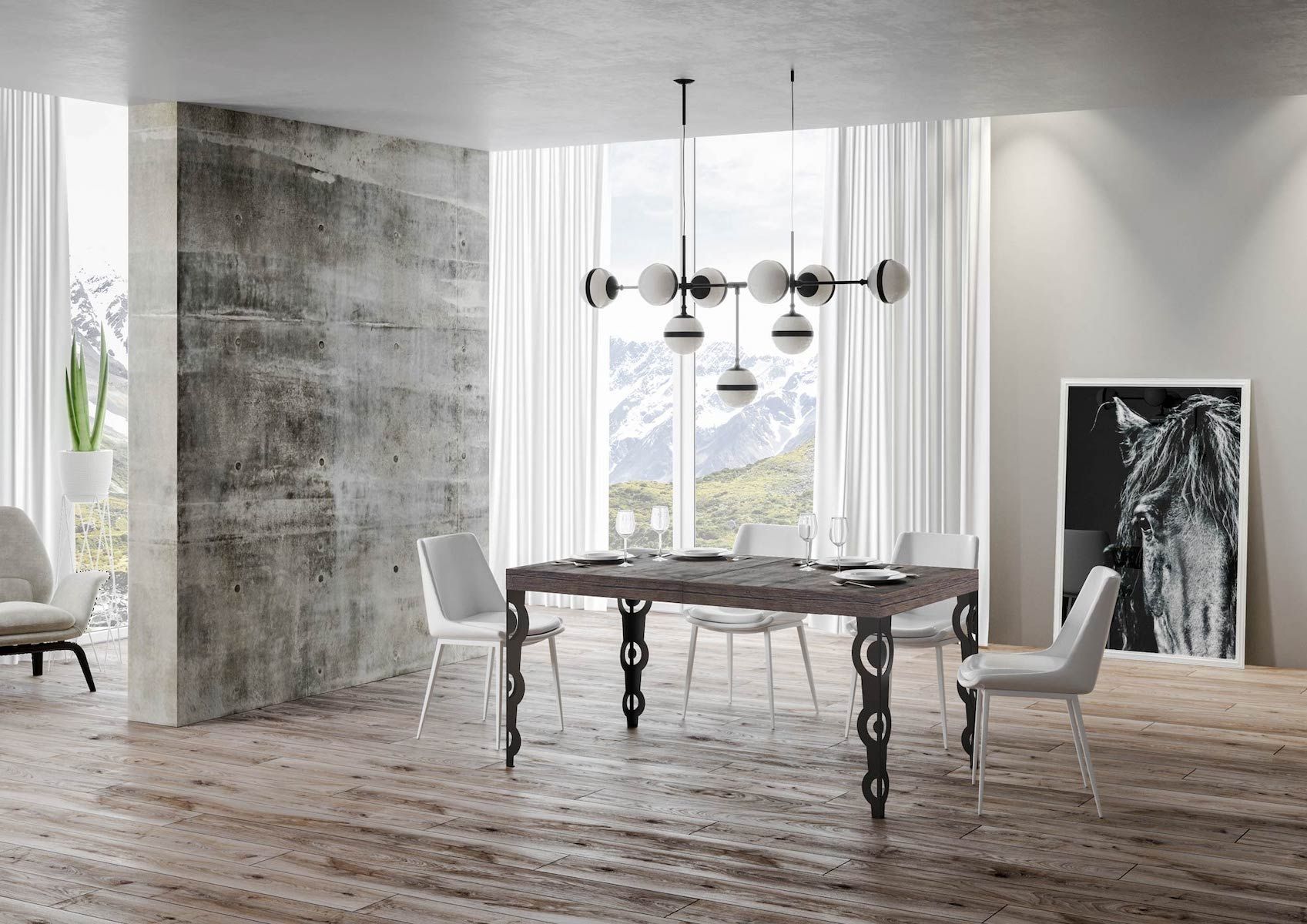 Tavolo da pranzo allungabile per 18 posti Narvik