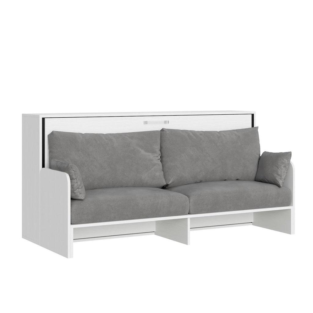 Letto singolo a scomparsa orizzontale con divano Auda