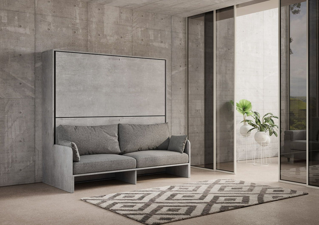 Letto a castello a scomparsa con divano Auda