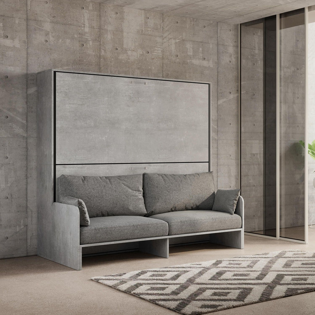 Letto a castello a scomparsa con divano Auda