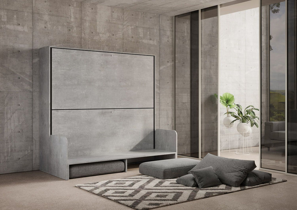 Letto a castello a scomparsa con divano Auda