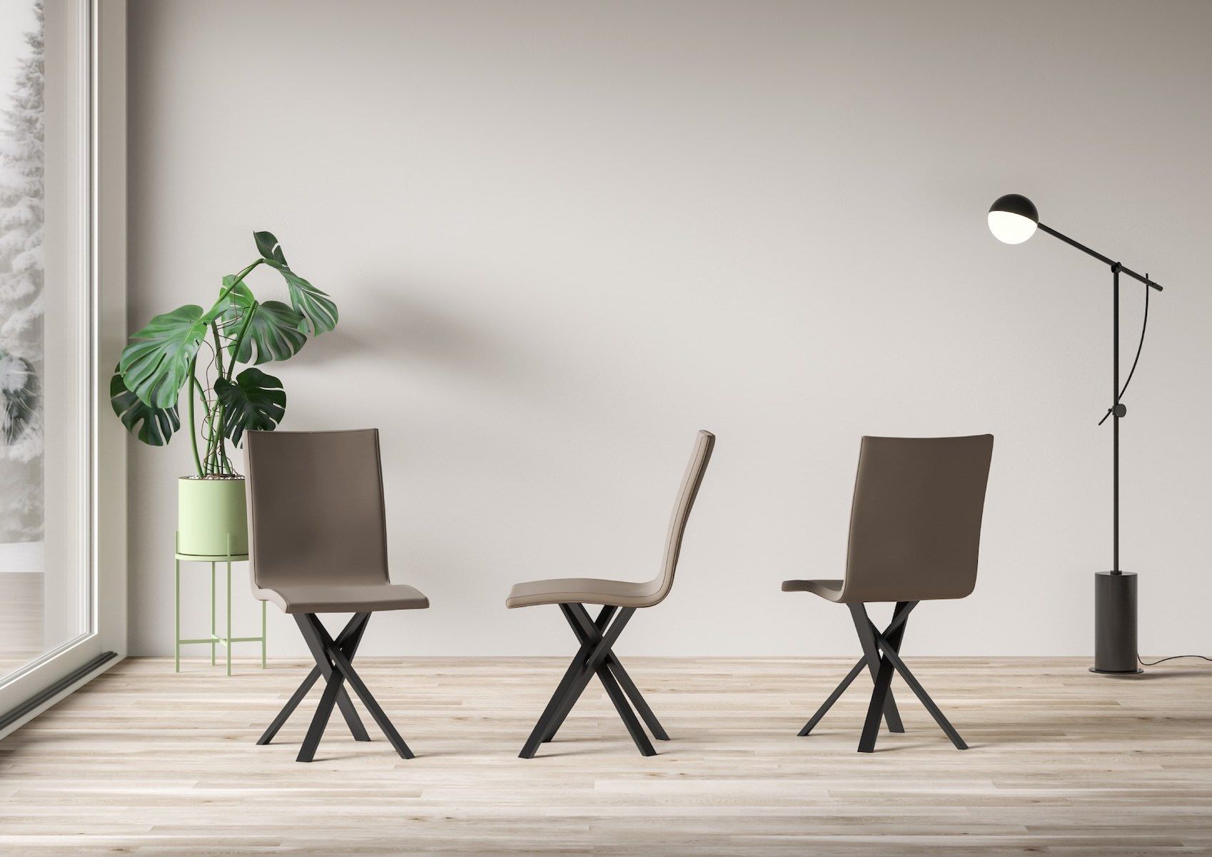 Sedia da cucina design moderno Debra