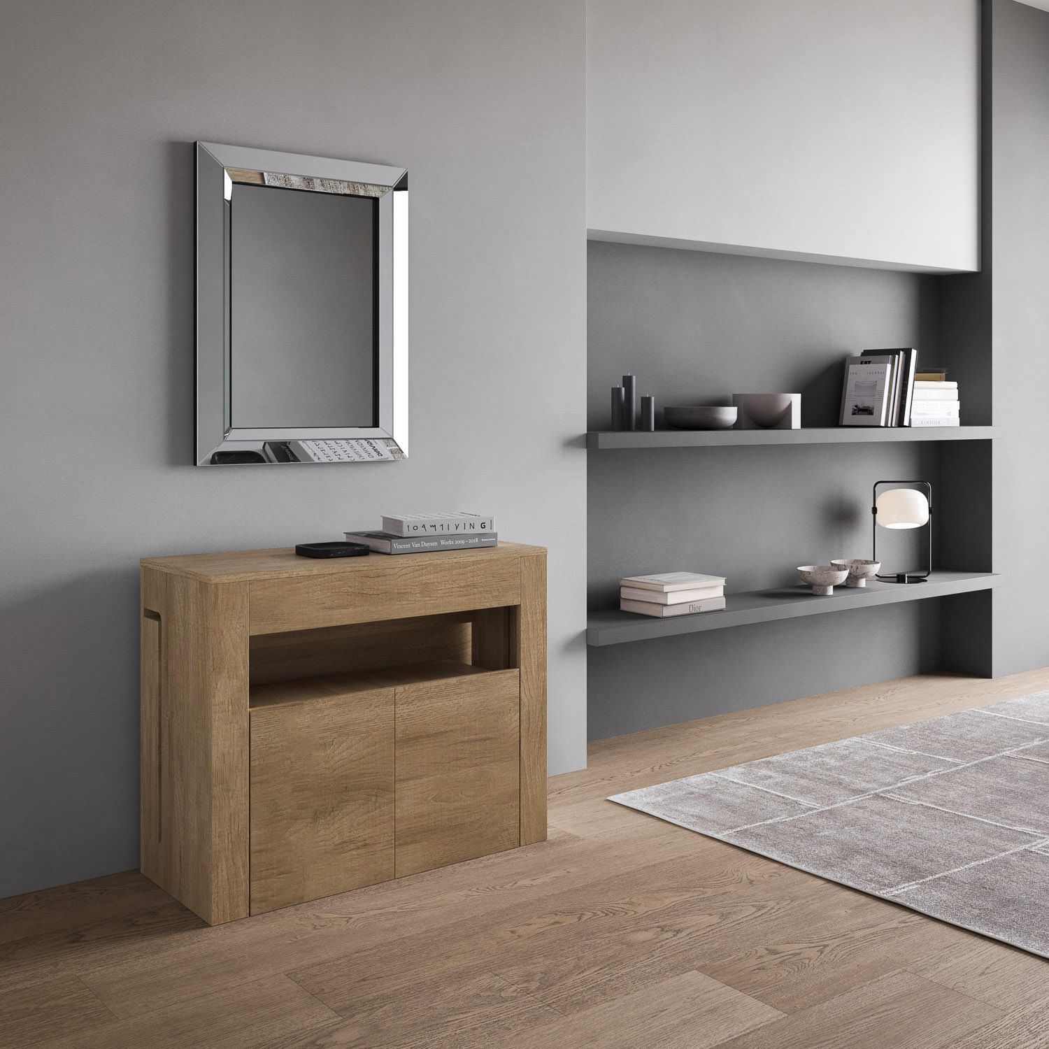 Consolle allungabile con panca Gram