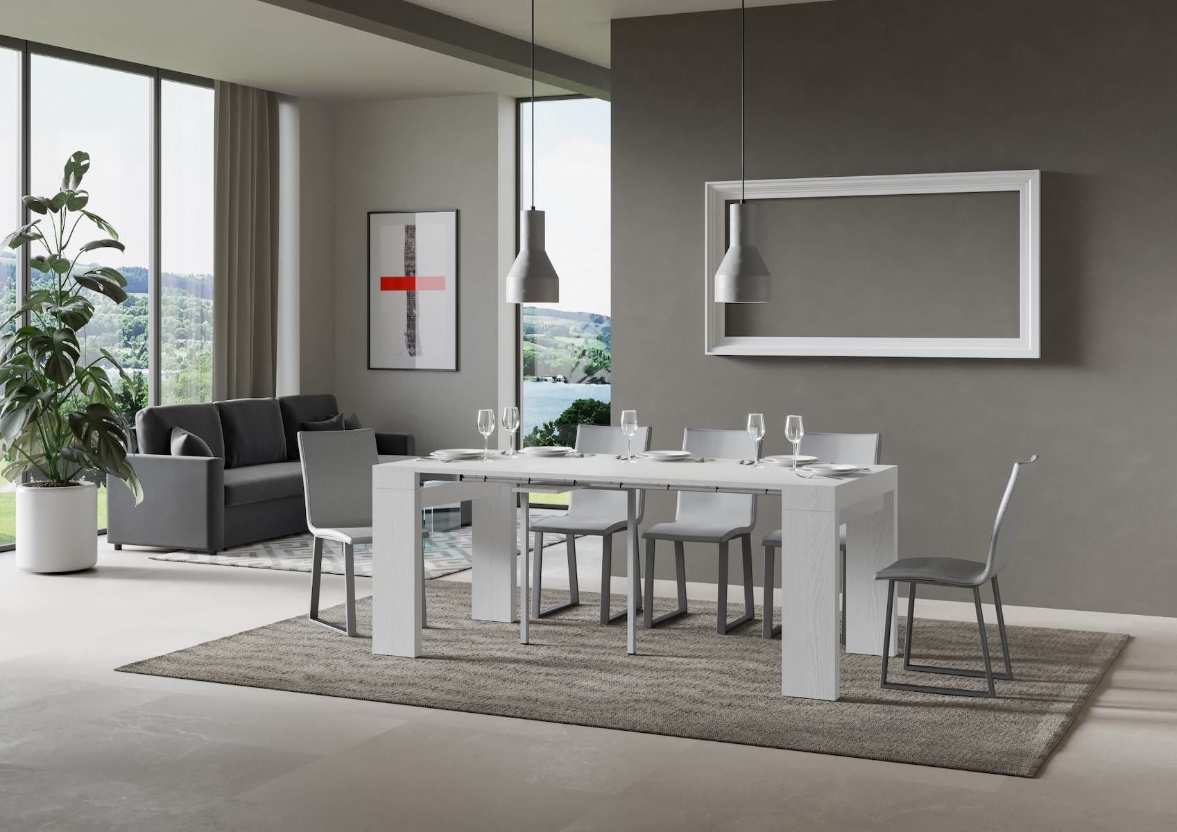 Consolle allungabile design moderno Matrand Small