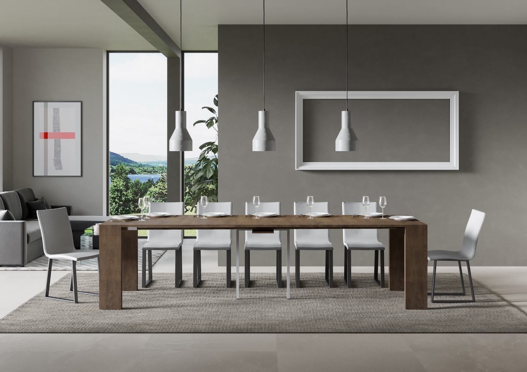 Consolle allungabile moderna Matrand