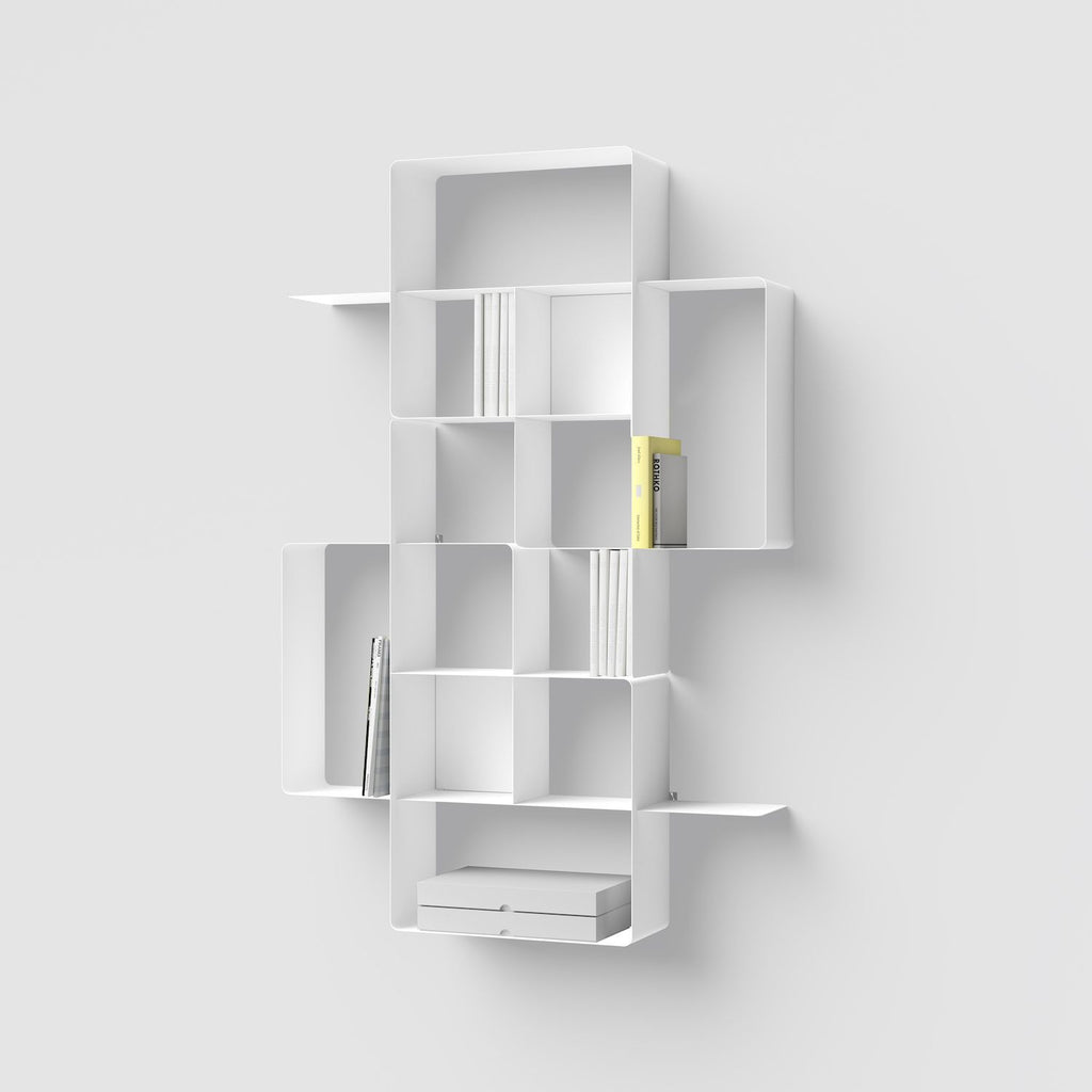 Libreria a parete in acciaio Kreando-4