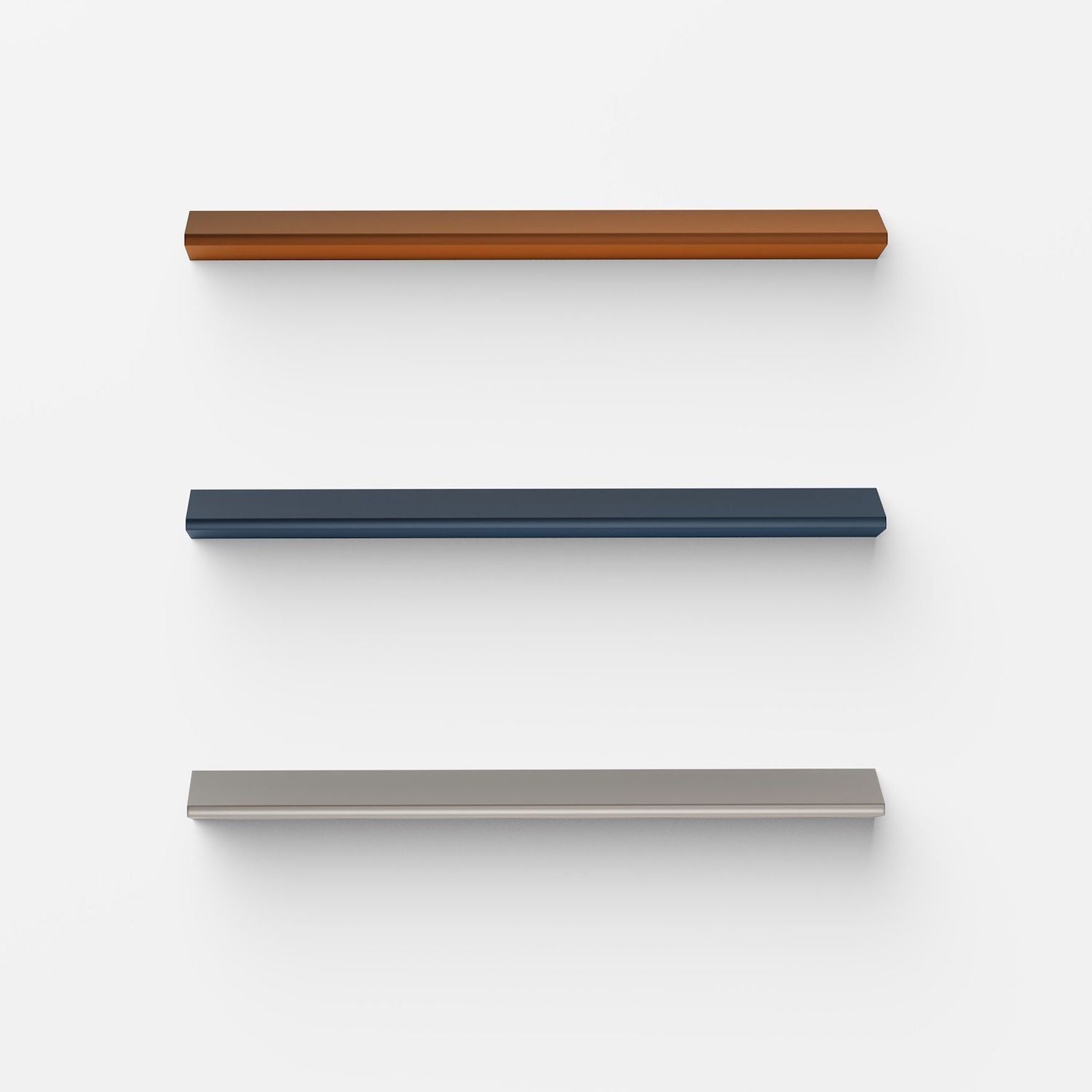 Mensola design moderno Wing in acciaio 60 cm o 90 cm