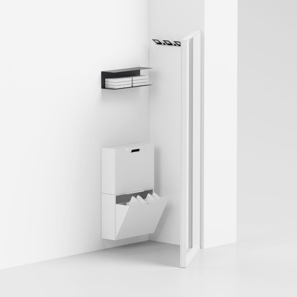 Specchio angolare con cornice in alluminio Angle Vanity