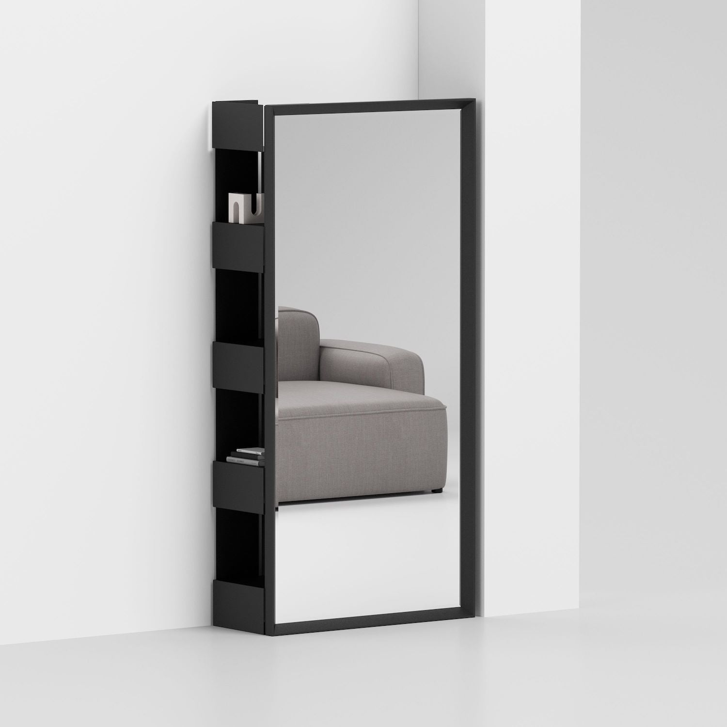 Mobili per ingresso con specchio ad anta Rettangolo Vanity