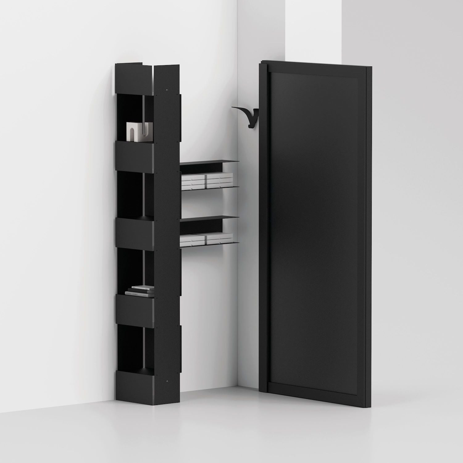 Mobili per ingresso con specchio ad anta Rettangolo Vanity