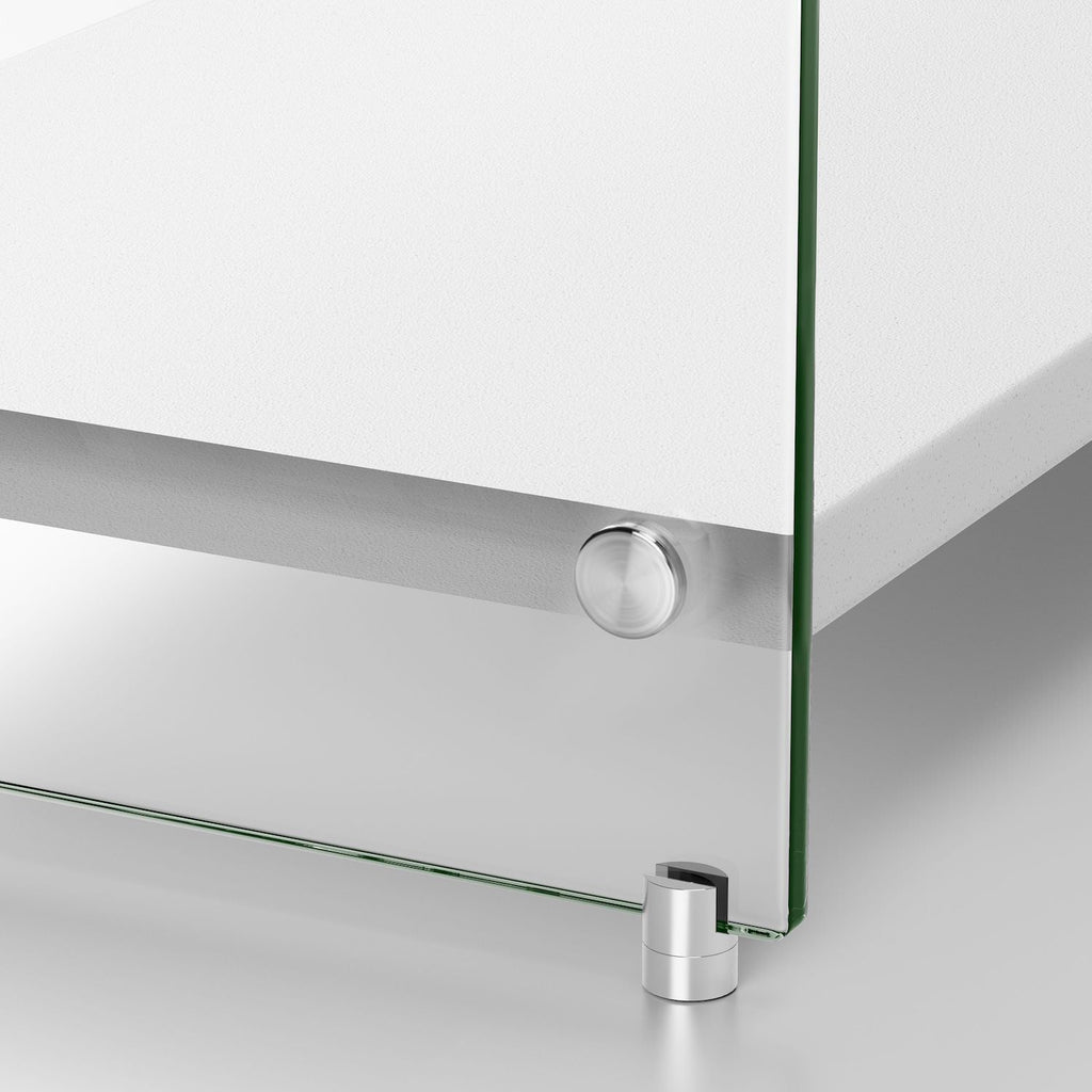 Libreria moderna Tibor5 divisoria in legno e vetro