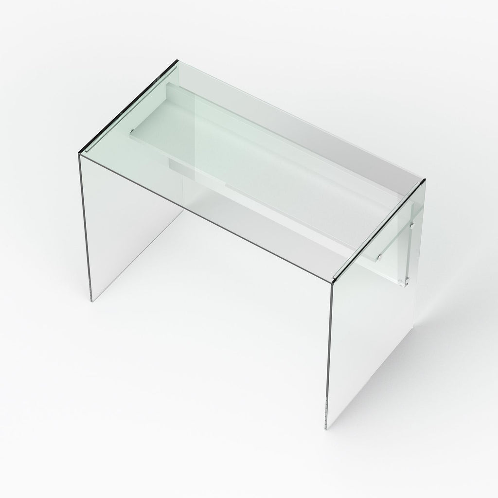Scrivania per computer in vetro Beat