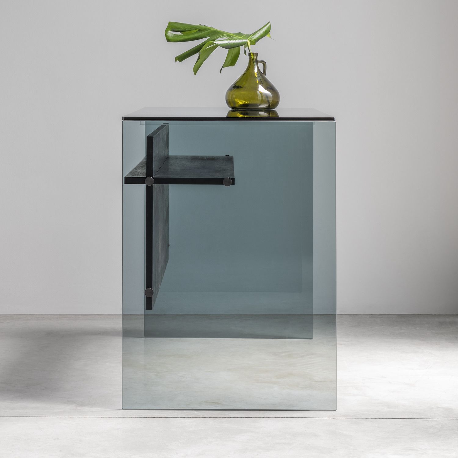 Scrivania per computer in vetro Beat