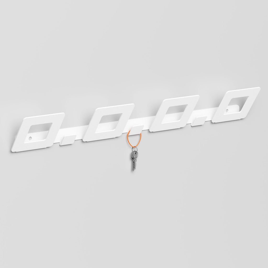 Appendiabiti da parete in acciaio design moderno Darrell