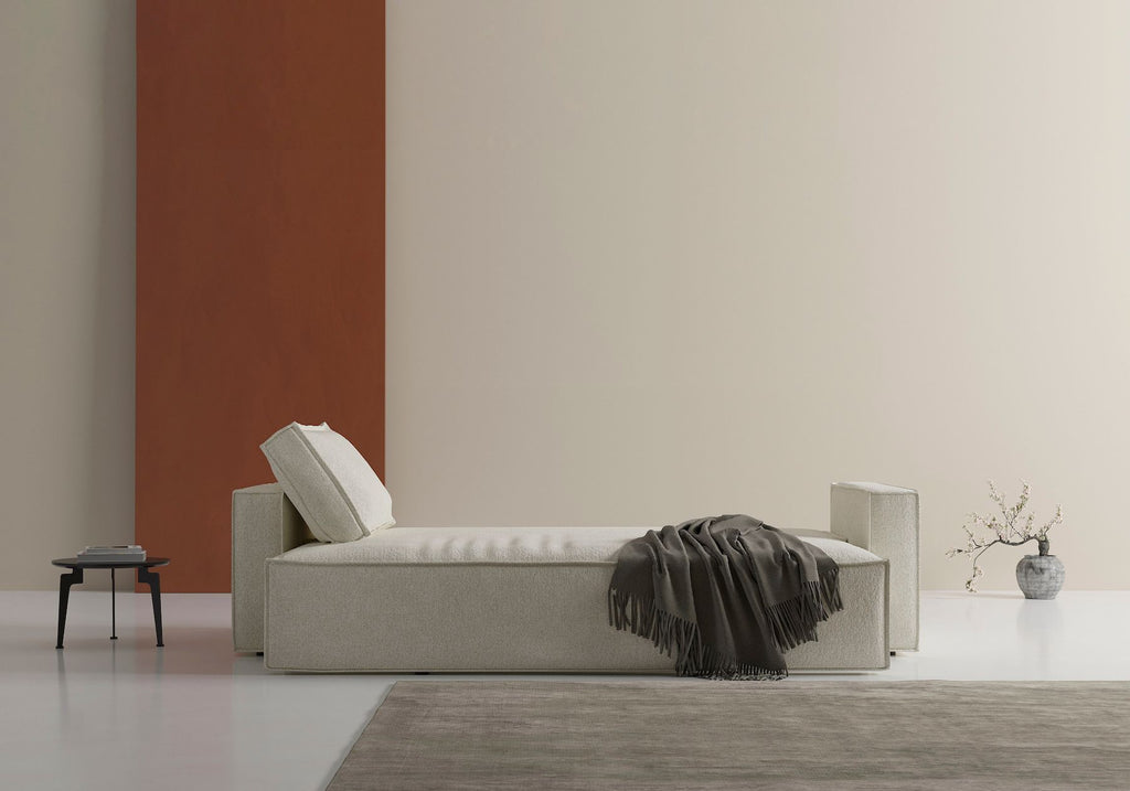 Divano letto matrimoniale Newilla - 357 Taura, Off White