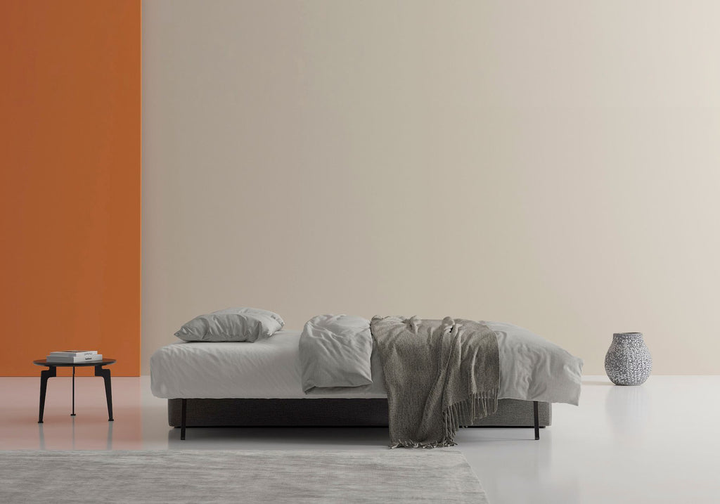 Divano letto matrimoniale con contenitore Osvald