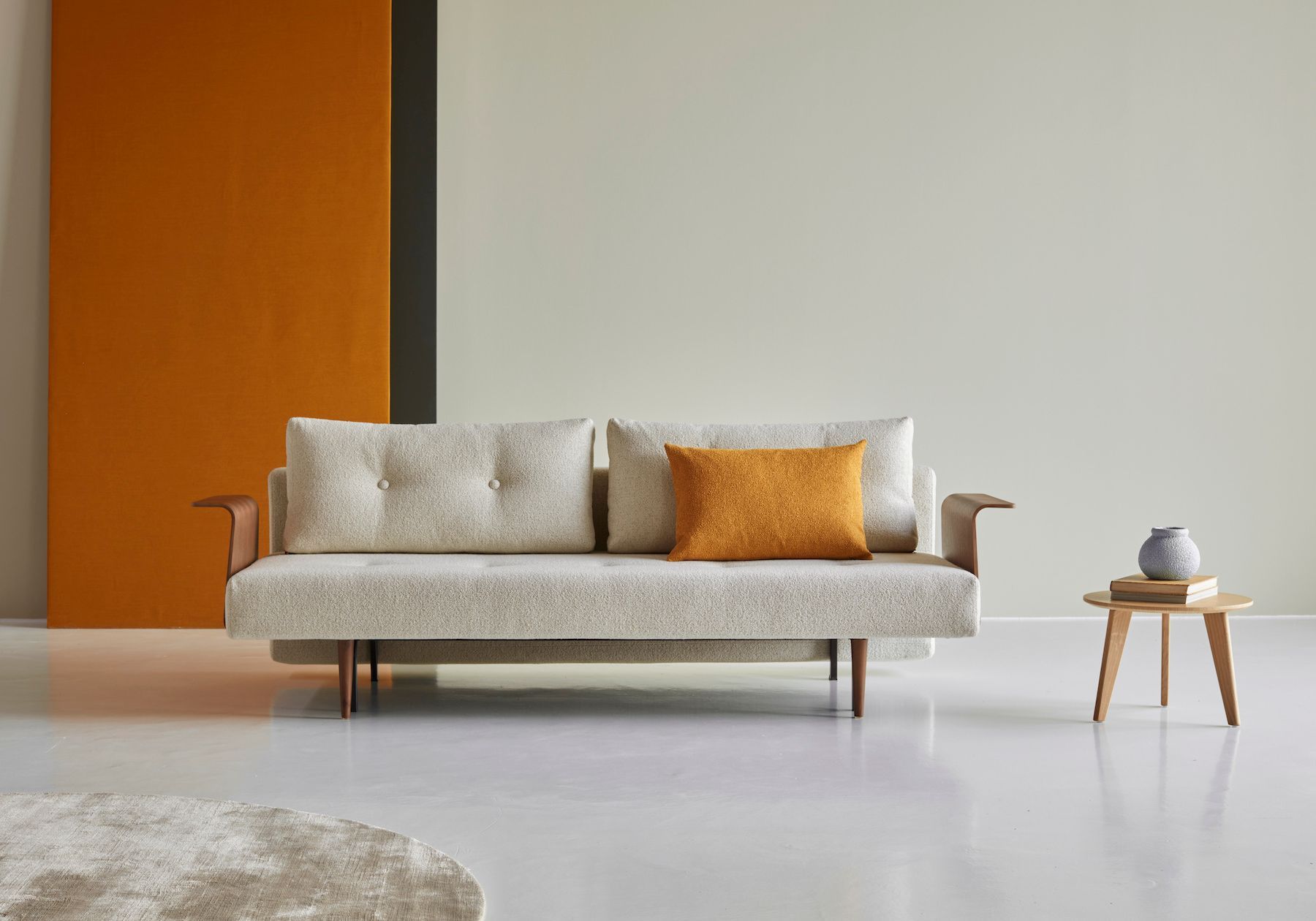 Divano letto 2 posti con braccioli Recast