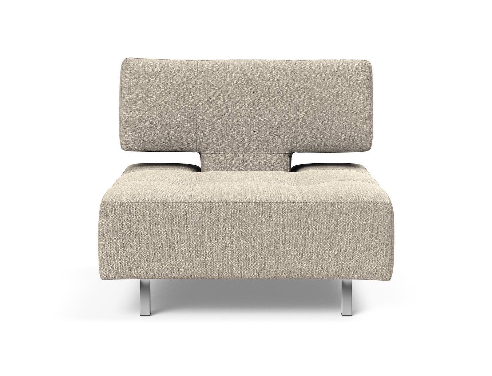 Poltrona con ruote trasformabile in pouf Longhorn