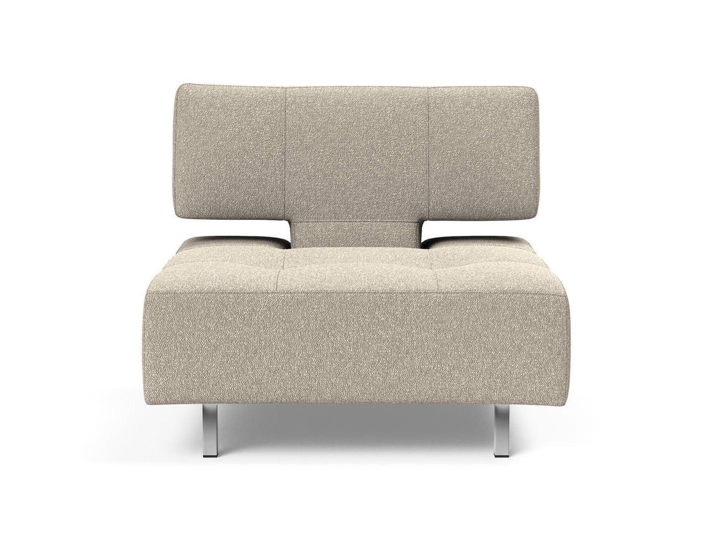 Poltrona con ruote trasformabile in pouf Longhorn