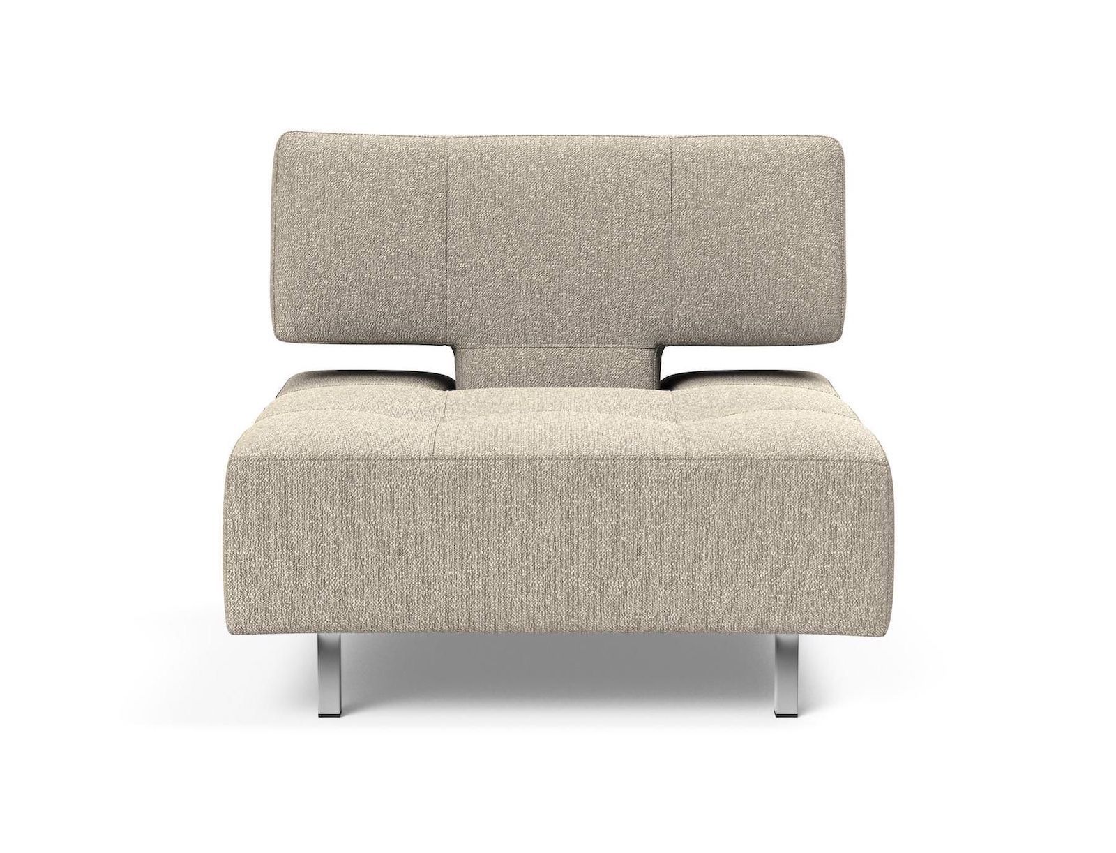 Poltrona con ruote trasformabile in pouf Longhorn