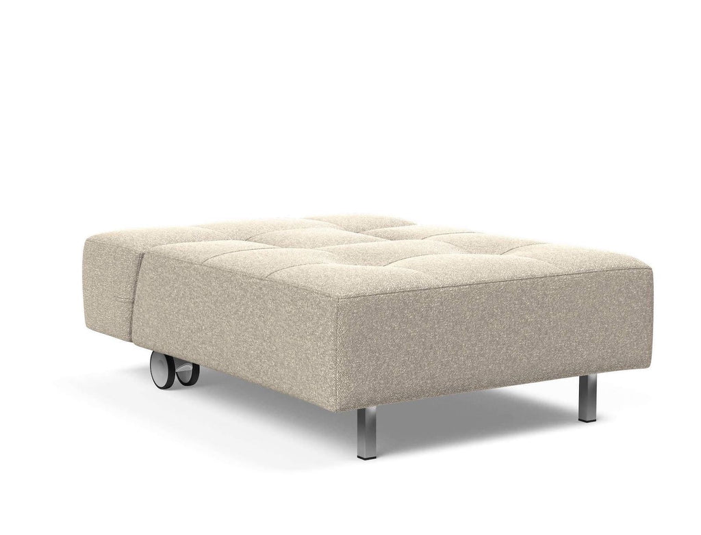 Poltrona con ruote trasformabile in pouf Longhorn