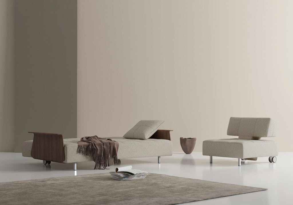 Divano letto matrimoniale con braccioli Longhorn