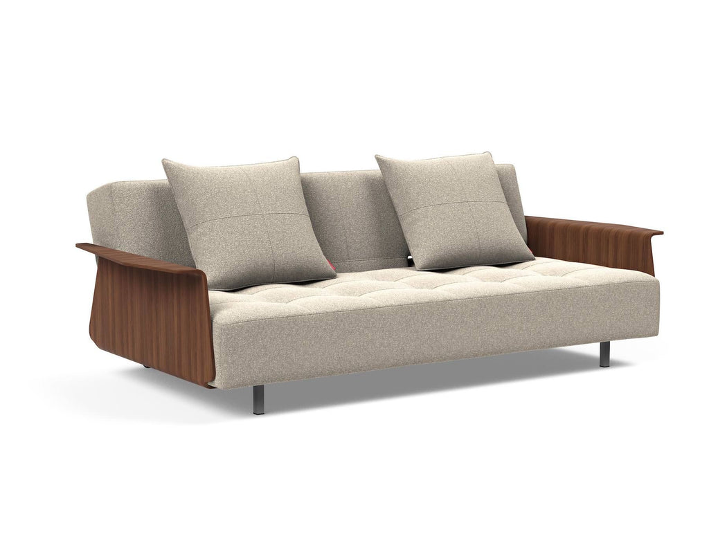 Divano letto matrimoniale con braccioli Longhorn