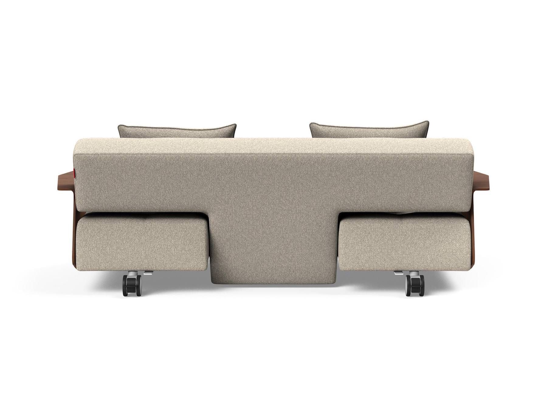 Divano letto matrimoniale con braccioli Longhorn