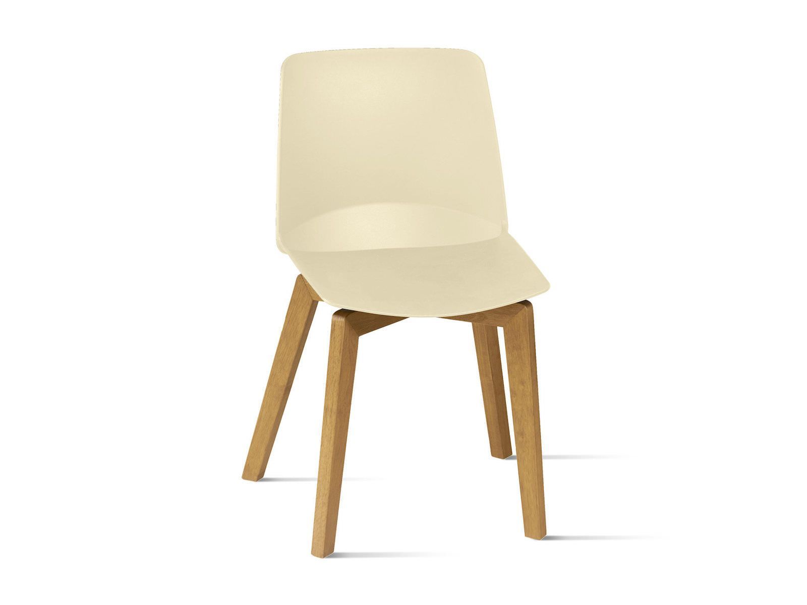 Coppia sedie da cucina in polipropilene e legno Vingard