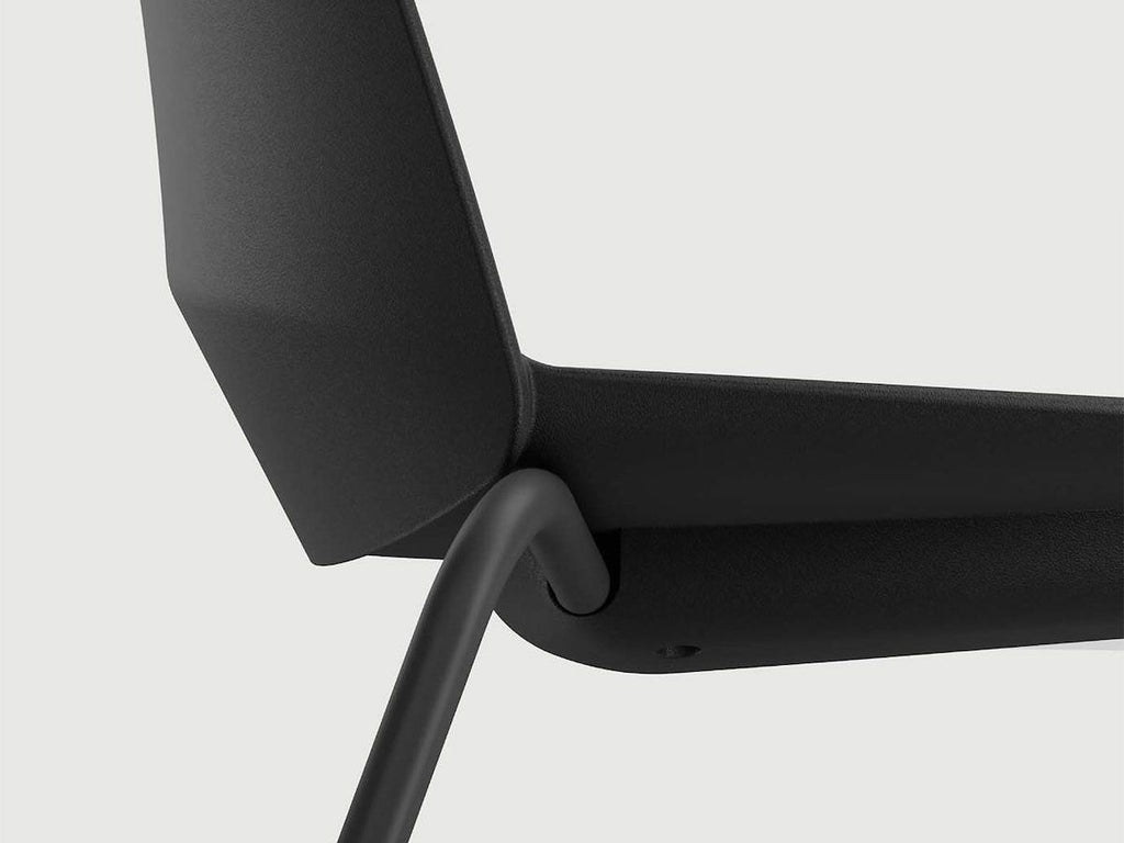 Coppia sedie da cucina in polipropilene e metallo Riddell