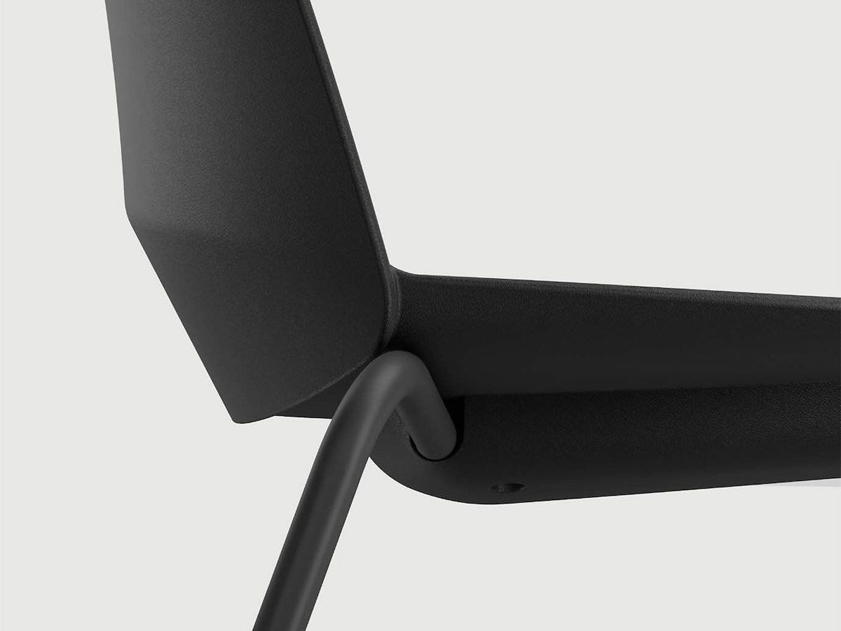 Coppia sedie da cucina in polipropilene e metallo Riddell